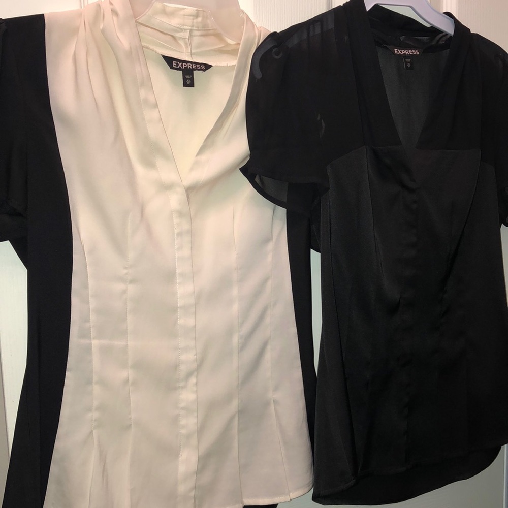 Express work silk blouses XS